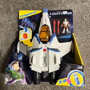 Buzz Imaginext Disney Lightyear Lights & Sounds XL-15 Spaceship 15" NIB